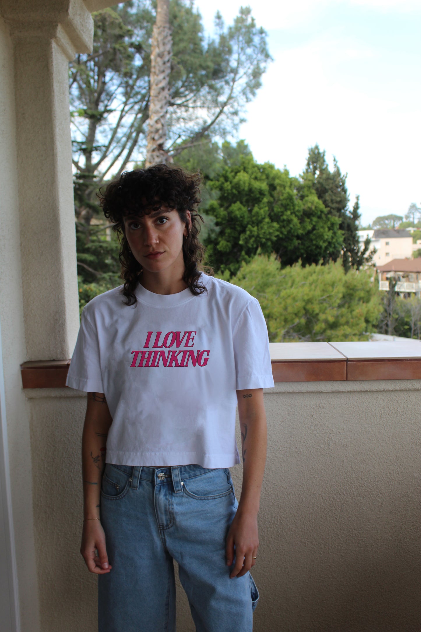 I Love Thinking Baby Tee