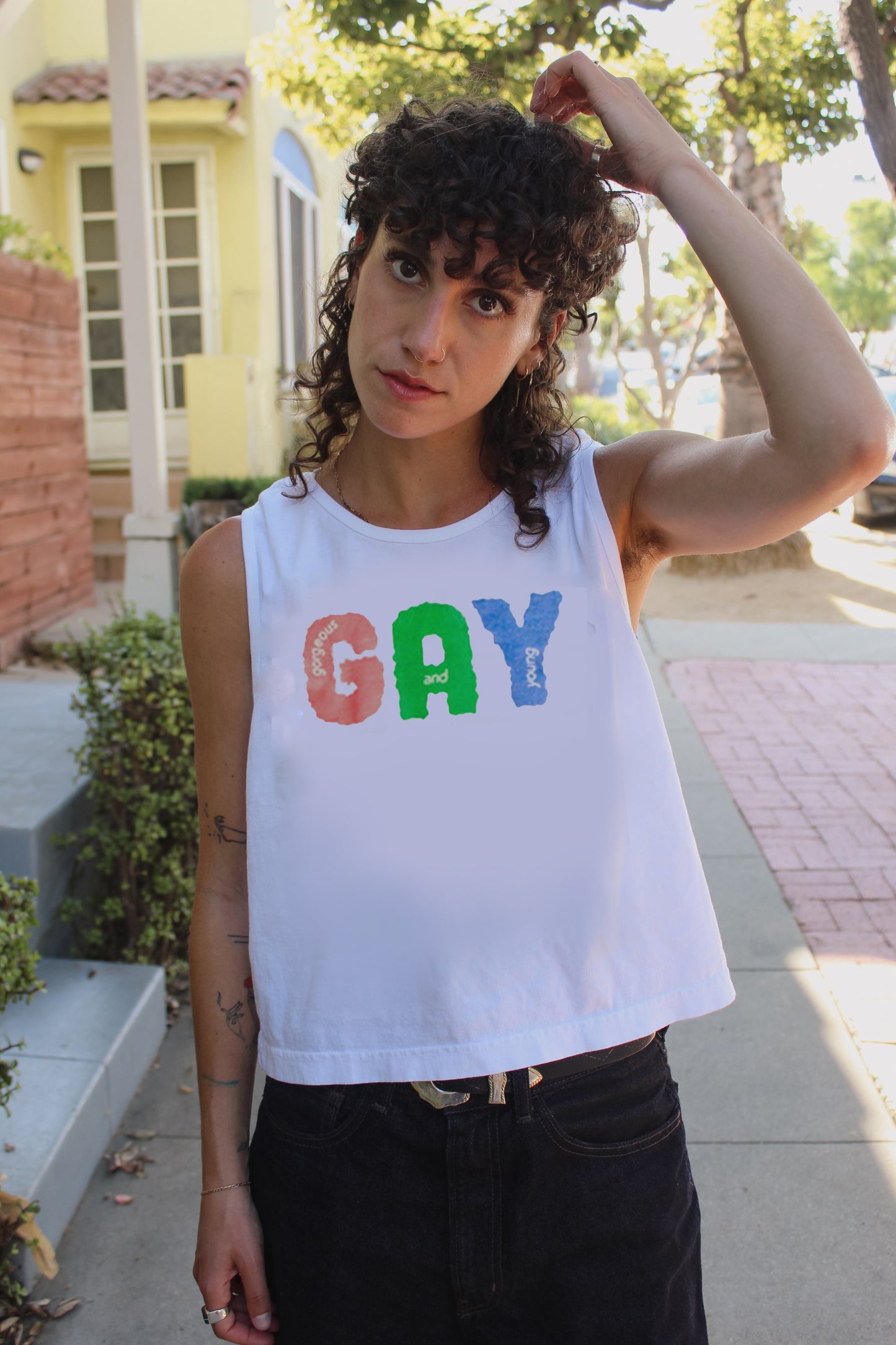 Scribble Gay Tank