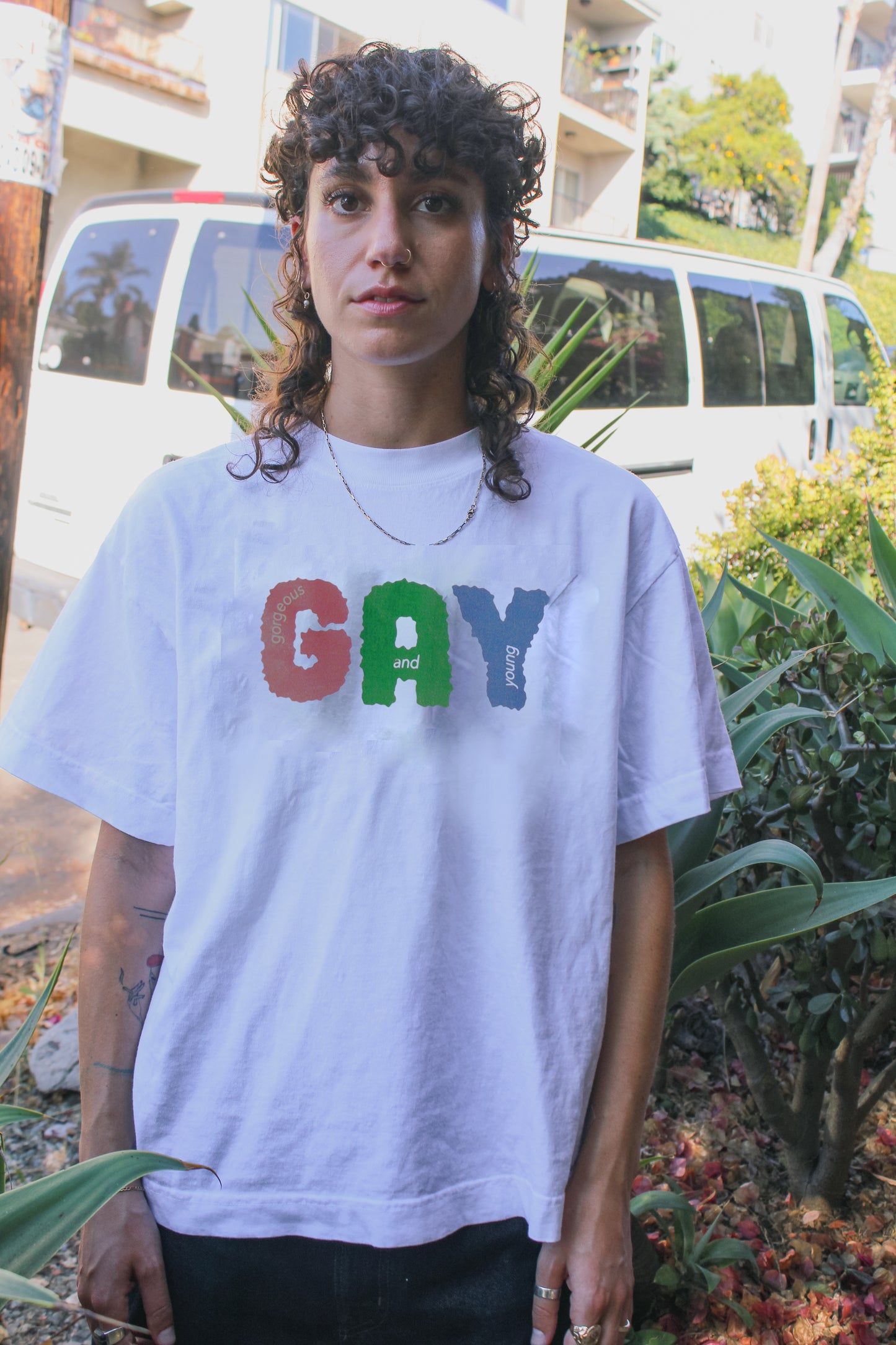 Scribble GAY tee
