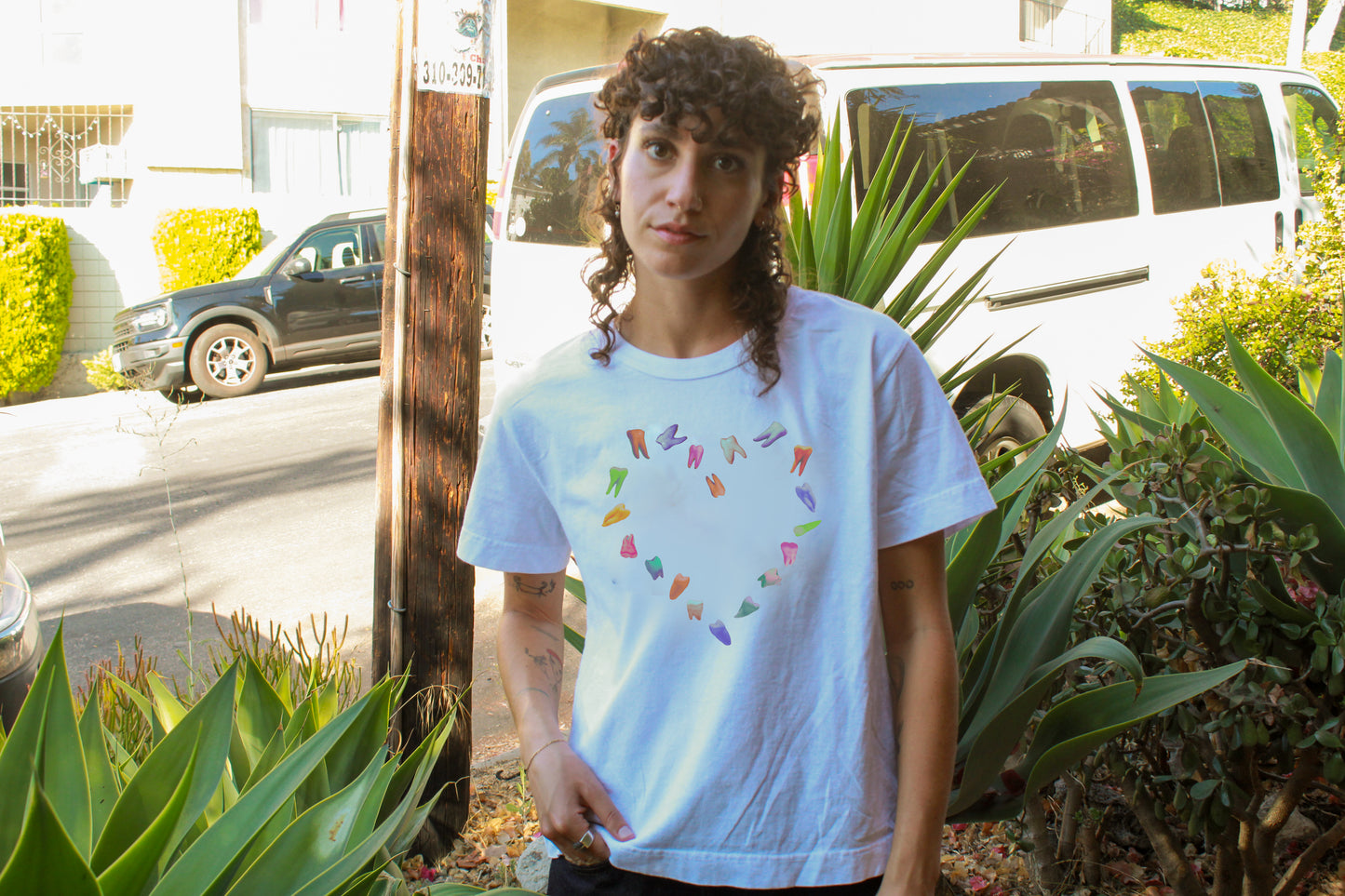 Teeth Heart Tailored Tee