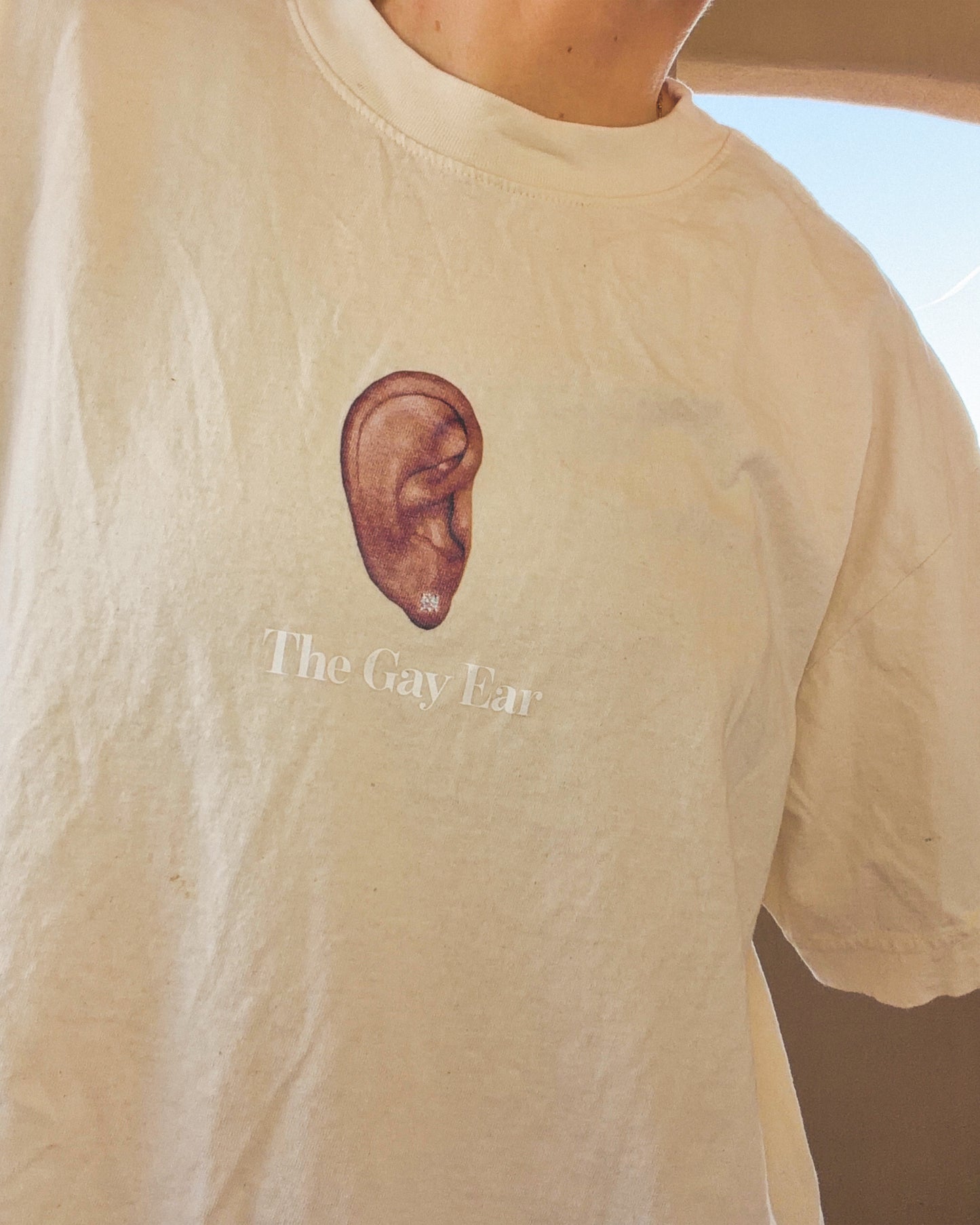The Gay Ear Beige Tee
