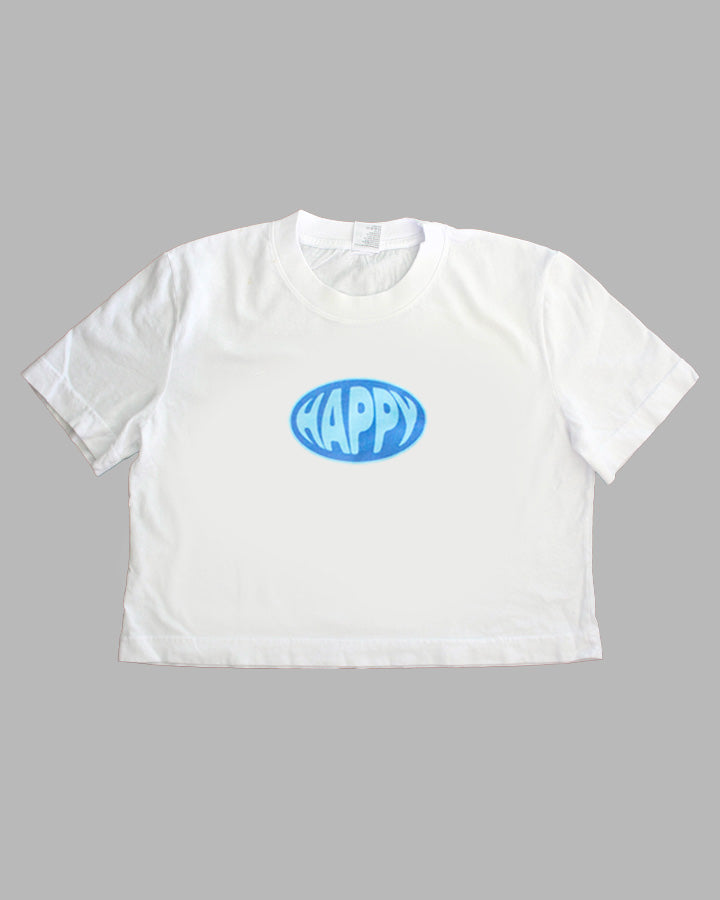 Blue Happy Baby Tee