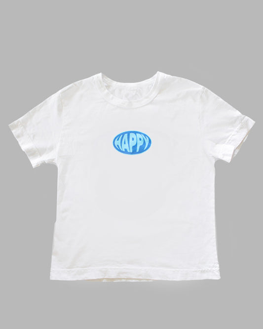 Blue Happy Tailored Tee