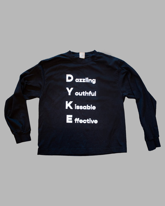 Dyke Acrostic Poem Long Sleeve Tee