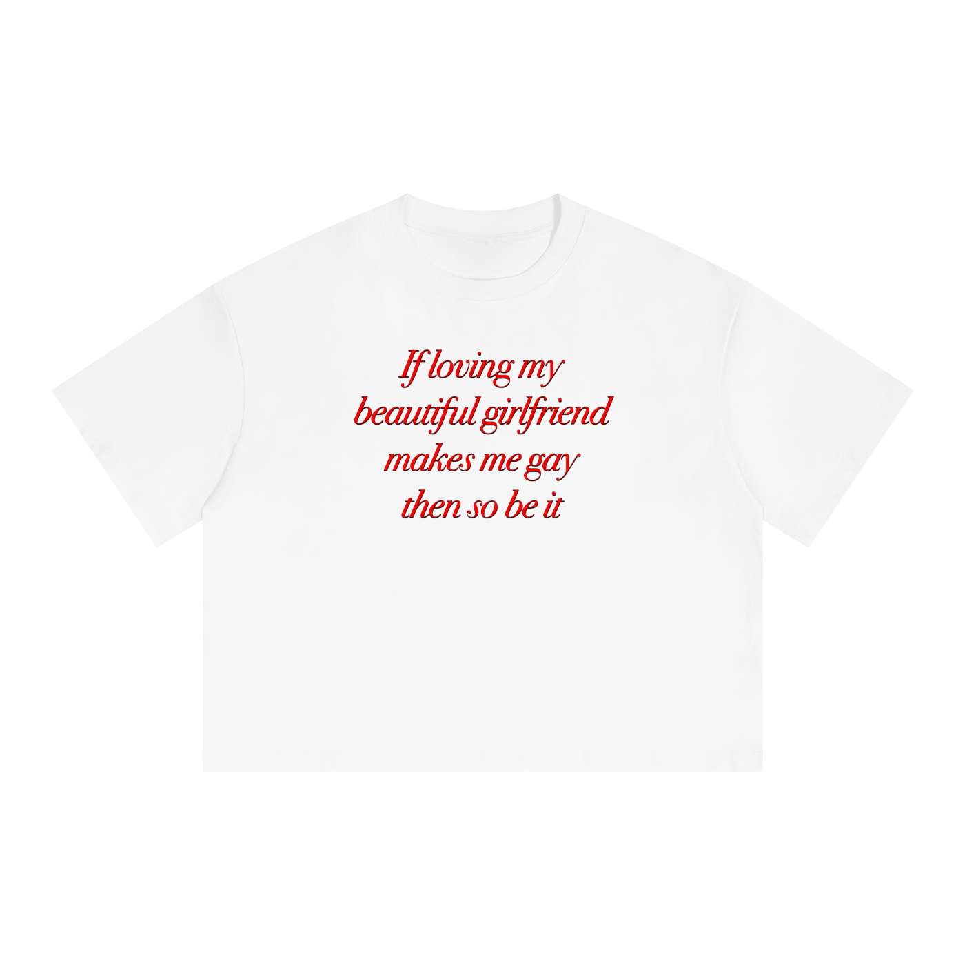 Makes Me Gay Cropped Tee