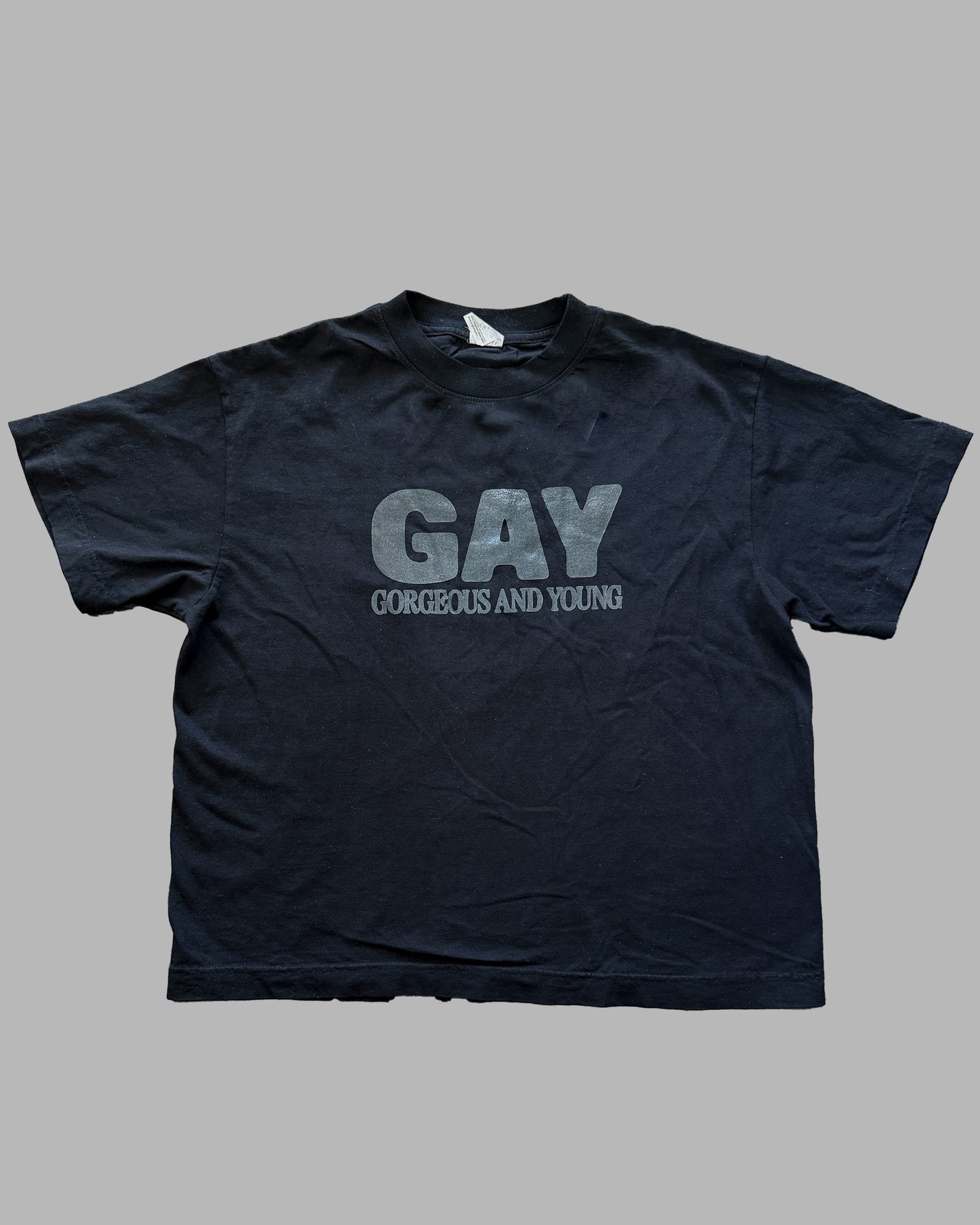 G.A.Y. black tee