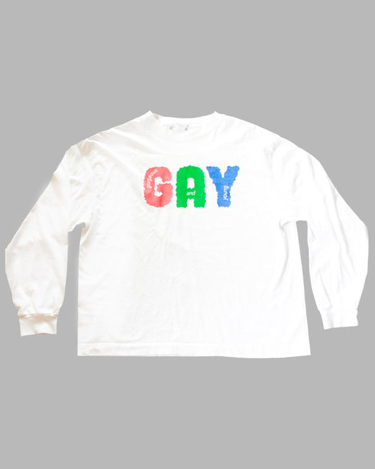 Scribble GAY Long Sleeve Tee