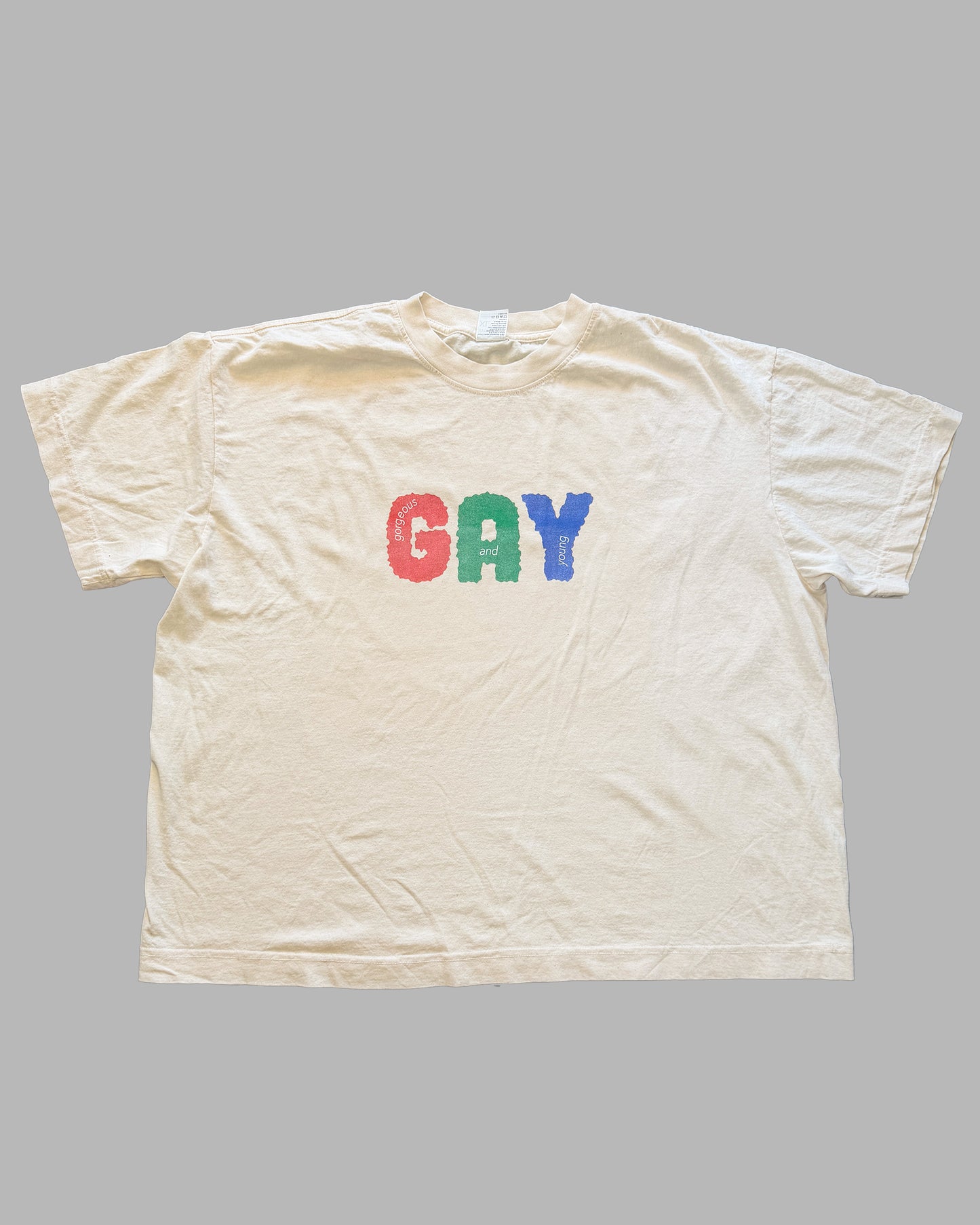 Teeth Heart Beige Tee